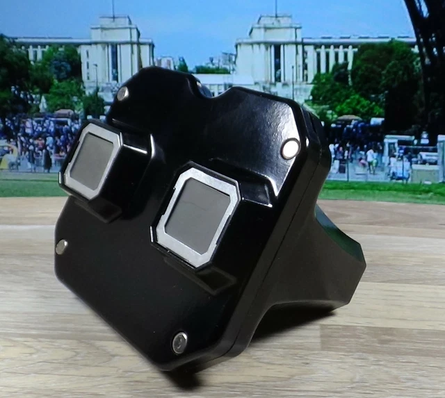 Auténtico baquelita negra vintage década de 1950 Sawyer's View-Master