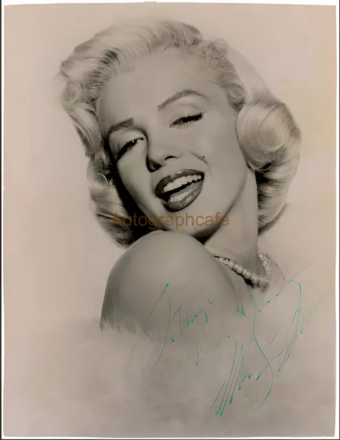 MARILYN MONROE 10 x 8 Inch Autographed Photo - High Quality Copy Of Original (a)