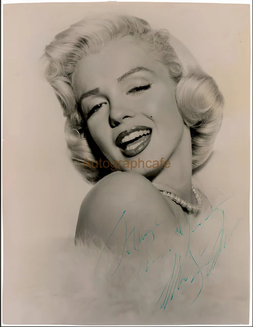 MARILYN MONROE 10 x 8 Inch Autographed Photo - High Quality Copy Of Original (a)
