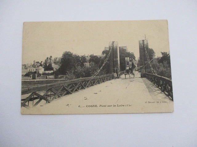 Cpa Nievre 58 Cosne Pont Sur La Loire