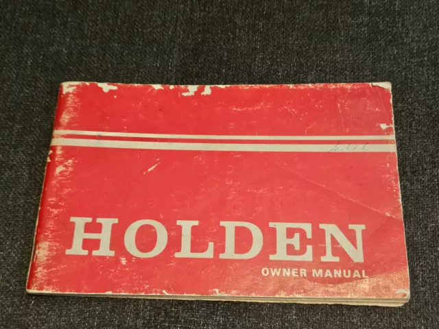 Genuine Holden HQ Glovebox Owners Manual Nov 1973 Kingswood Monaro Statesman