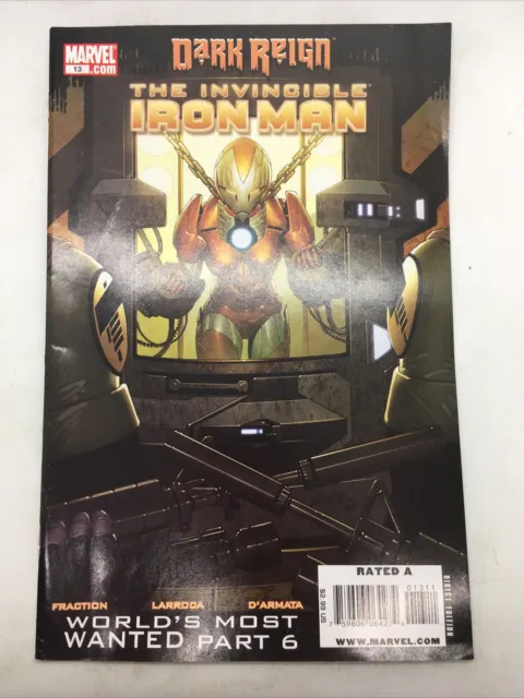 The invincible Iron Man Dark Reign marvel comics Issue #13