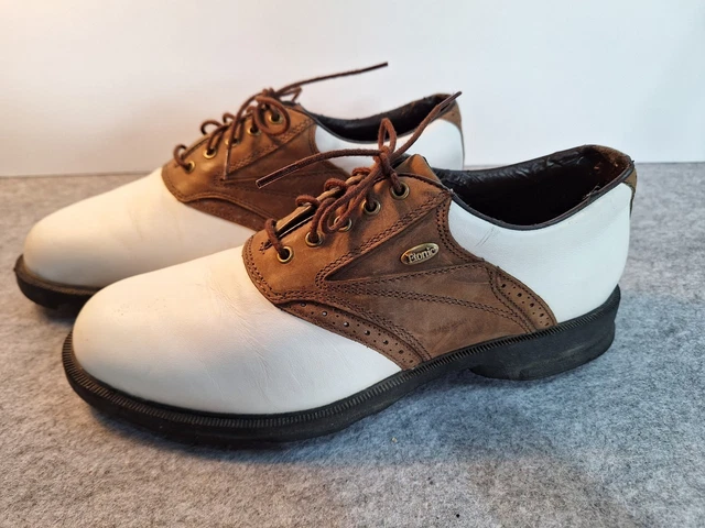 ETONIC VTG MENS Brown Leather Kiltie Golf Shoes USA L116093  display picture 1