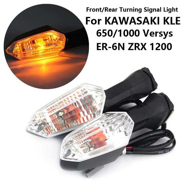 Nuovissimo Kit Luci Segnale Turn per Kawasaki KLE 650/1000 Versys ZRX 1200 ER 6N