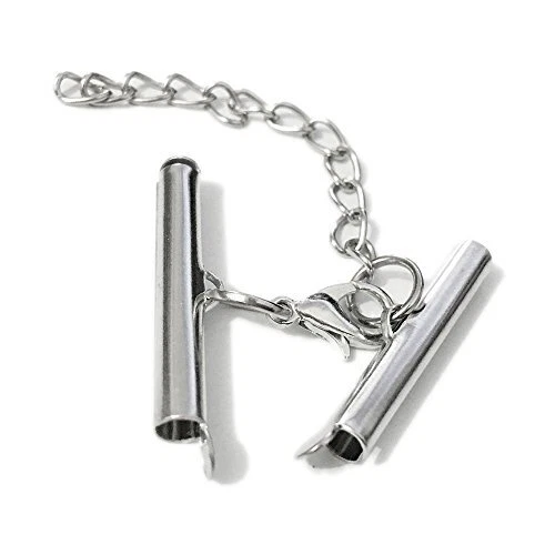 10Pcs Multi Strand Slide Tube Clasps multylayers Connector for Necklace Jewel...