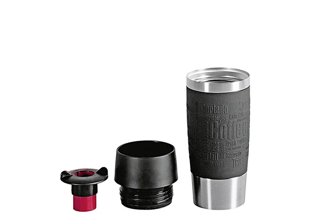 EMSA HAUSRAT Thermobecher Travel Mug 360 ml schwarz 2