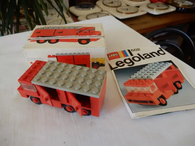 legoland truck mit box nr.602 aus den 70er jahren