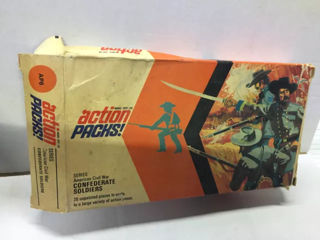 Model Toys Action Packs Timpo Soldatini SCATOLO VUOTO SUDISTI MIB Vintage