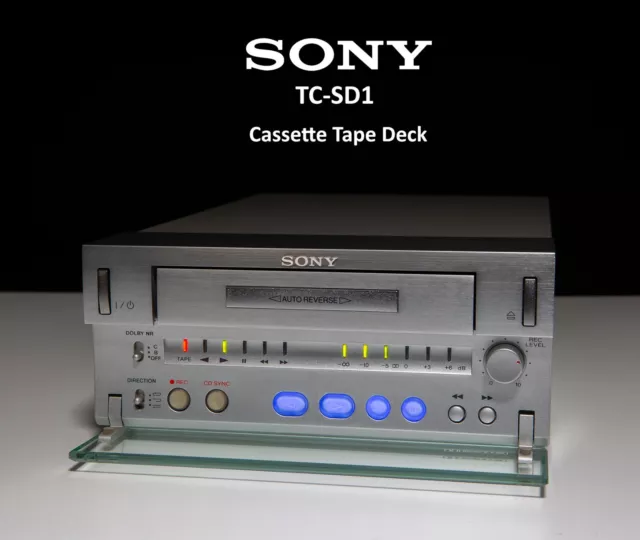 Sony TC-SD1 Compact Slim Cassette Tape Deck Dolby NR B / C VGC