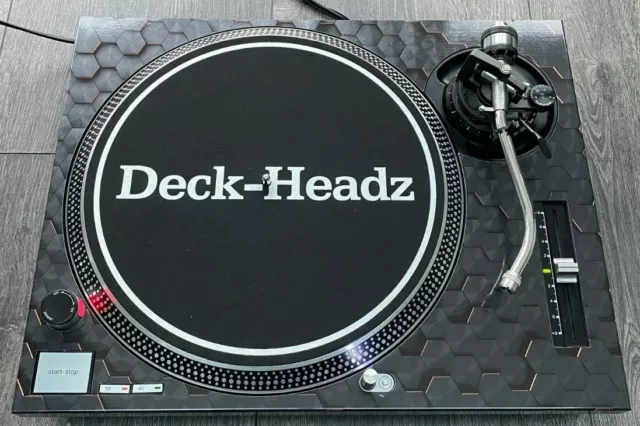 2 x Technics SL-1200 / 1210 MK2 3D Hexagon Faceplate / Cover