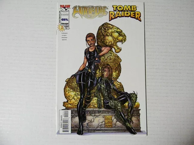 1 WITCHBLADE TOMB RAIDER #1 MICHAEL TURNER COVER B VARIANT Image 1998 + BONUS!