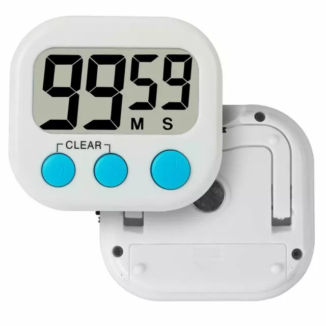 Digital Large Clock Kitchen Cooking Timer Count Down Up Loud LCD Alarm Magnetic 2