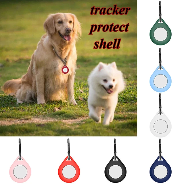 For Apple AirTag Silicone Case Loop Holder Keyring AirTag Cover Shell Skins~