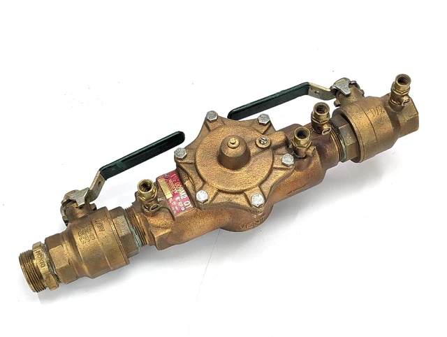 New Watts 009M2-Qt 1-1/2" Bronze Reduced Pressure Zone Backflow Assy.