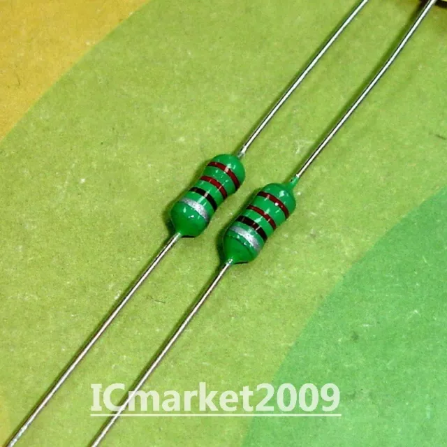 500 PCS 220uH 1/2W 0410 Color Ring Inductor 220 uH Axial Color Wheel inductance