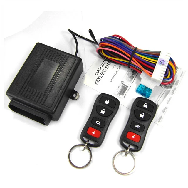 DC 12V Car Door Lock Locking Keyless Entry System Remote Control Universal Fit