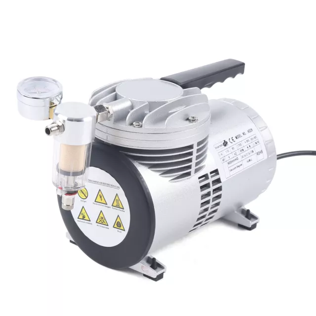 HVAC Diaphragm Vacuum Pump Industrial Small Oil Free Vacuum Suction Pump 1 / 6HP