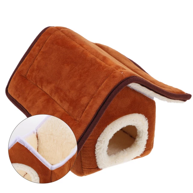 1Pc Hamsterhausbett Hamster Bett Hängen Hamster Bett Plüsch Hamster Hütte