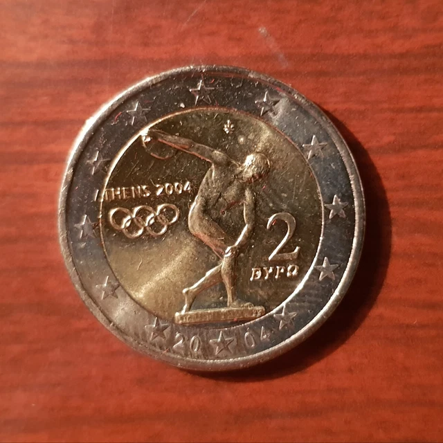 2 EUROS GRÈCE 2004 jeux olympiques (neuf) EUR 3,50 PicClick FR