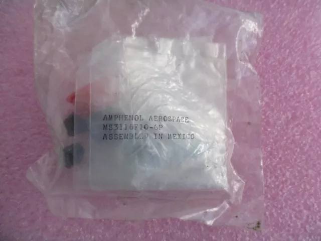 Amphenol Aerospaziale Modello: Ms3116f10-6p Connettore. Nuovo - Fondo di