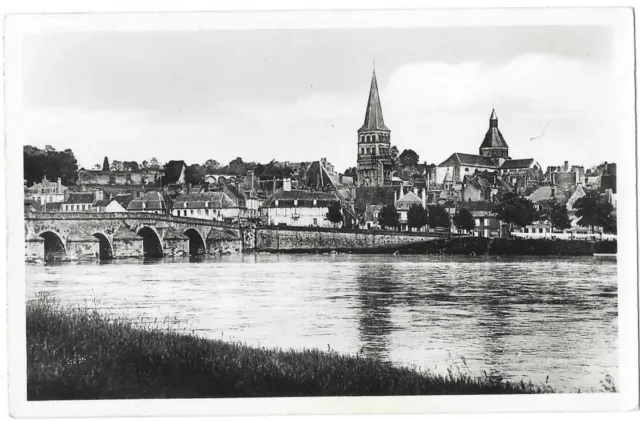 La Charité-sur-Loire(58) General view of the village Nièvre CPSM written stamped 1945