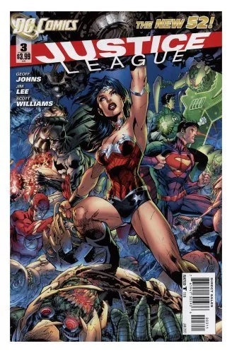 Justice League #3 DC New 52 [2011] Geoff Johns and Jim Lee NM