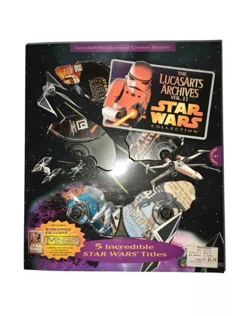The LucasArts Archives Vol. II: Star Wars Collection (PC, 1996) Manca 1 disco