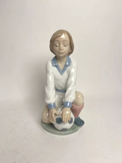 Lladro #06185 “Team Player” Retired 1990s Porcelain Figurine