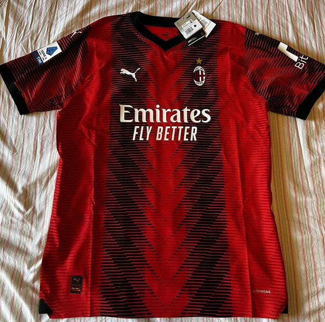 Maglia Ufficiale AC Milan Home 2023/24 - Unisex Adulto, 100% Poliestere, Tecnologia DryCELL - Foto 13