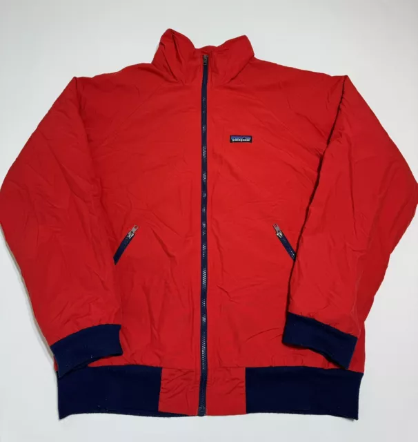 PATAGONIA SHELLED SYNCHILLA Fleece Lined Bomber Jacket 28145 Cochineal ...