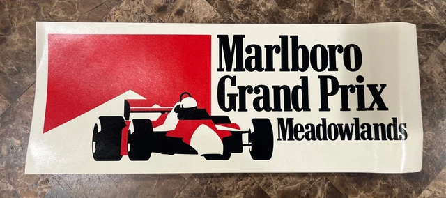 Autocollant Publicitaire Marlboro Vintage - Adesivo Pubblicitario - Occasion