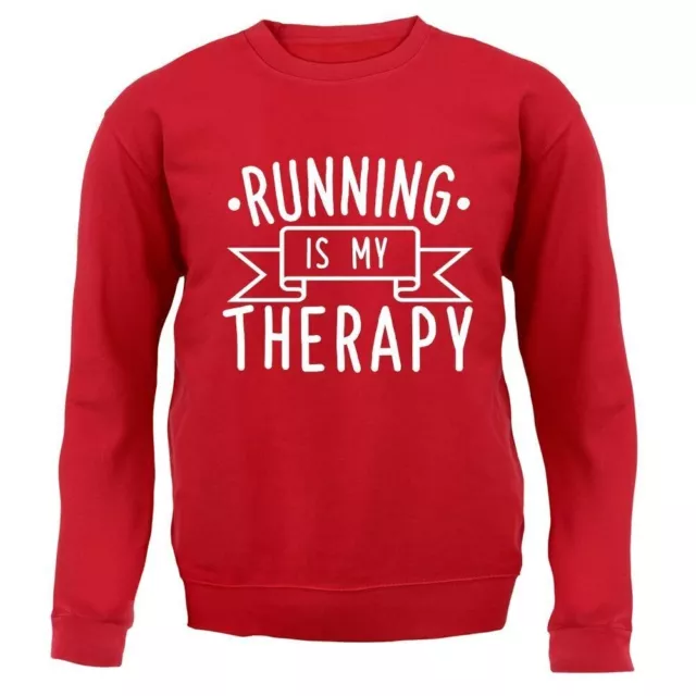 Para Correr Es My Therapy - Sudadera Infantil/Jersey - Marathon 10K 5K Media Run