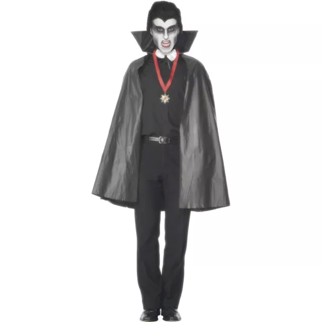 Halloween Vampir Umhang Vampirumhang Vampirmantel Cape Gewand Kostüm 114 cm Neu