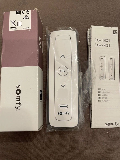 Telecommande somfy situo 5 RTS Pure II REMPLACE TELIS 4 RTS neuve 