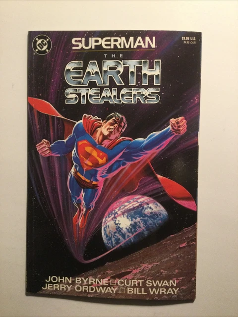 Superman Earh Stealers Tpb Softcover Sc Very Fine+ Vf+ 8.5 Dc Comics