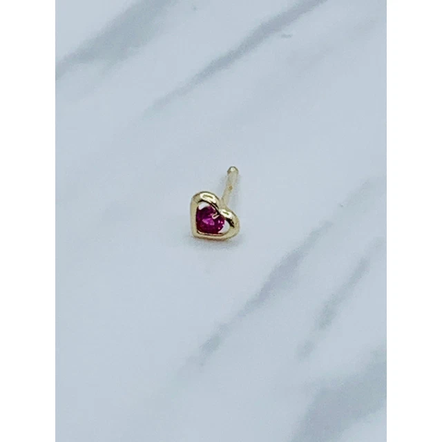 ❤️ Oro 14k anillo nariz corazón ❤️ nariz de perno - Arete de nariz en oro ❤️ Oro 14k anillo nariz corazón ❤️ nariz de perno - Arete de nariz en oro