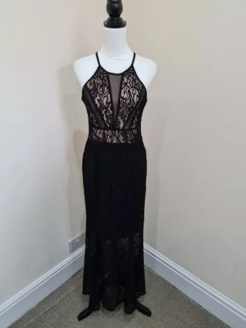 Enfocus Studio Black Lace Evening Dress, Size 10
