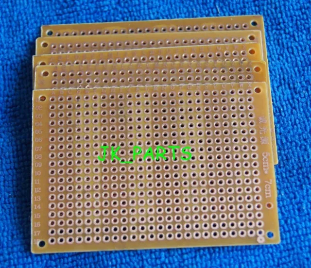 10PCS 5 X 7 cm Prototype Paper PCB Universal Experiment Matrix Circuit Board