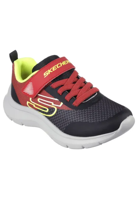 SKECHERS Skech Veloce - Solar-Squad Bambini Scarpe Sneaker 403879L Rdbk Rot /