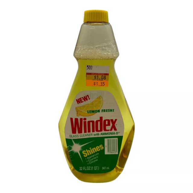 Windex Ammonia-D Glass Cleaner, Fresh, 32 oz Spray Bottle, 8/Carton (322338)