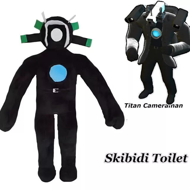 Skibidi Toilette Titan Drill Man Peluche,skibidi Toilette Titan Clockman  Peluche