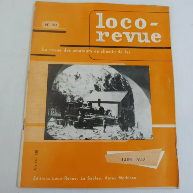 Loco-Revue Ho Revue D'occasion N° 163 Juin 1957