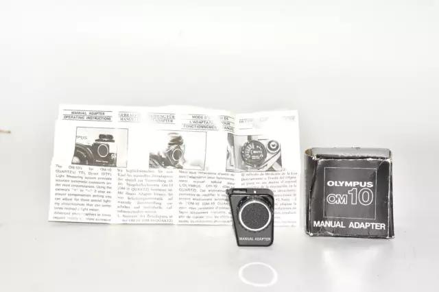 Olympus OM10 Manual Adapter for Olympus OM10 in Genuine box and with Manual