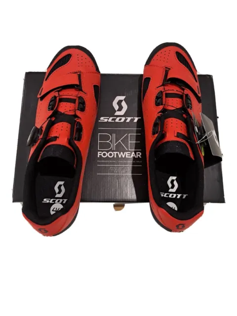 Scott MTB Gravel road SPD shoes Comp Boa red new in box size 44, 10 US 9.5 UK