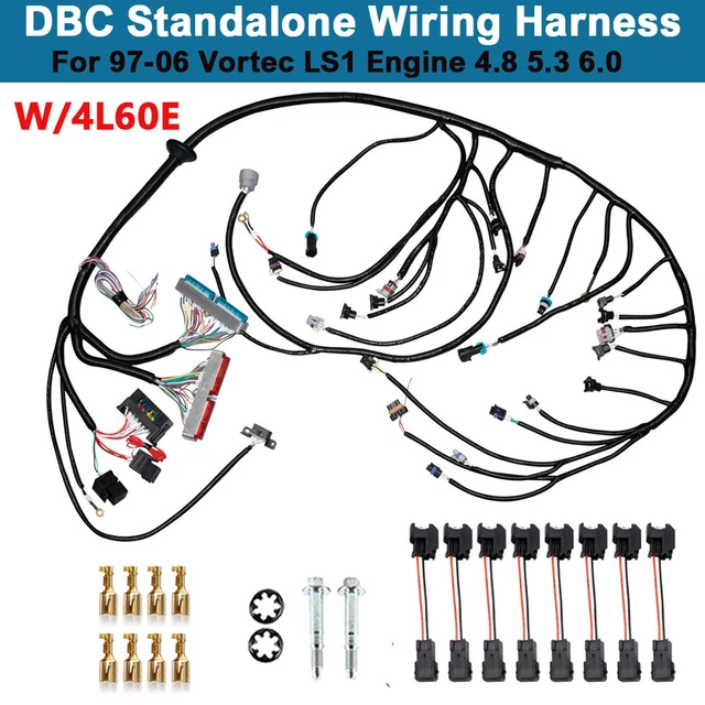 LS SWAPS STANDALONE Wiring Harness W/4L60E Ls1 Engine 9706 4.8L 5.3L 6