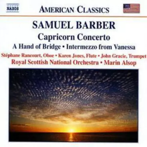 Samuel Barber Capricorn Concerto, a Hand of Bridge, Intermezzo  (CD) (UK IMPORT)