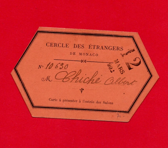 10 Francs - Cercle Des Etrangers - Monaco – Numista