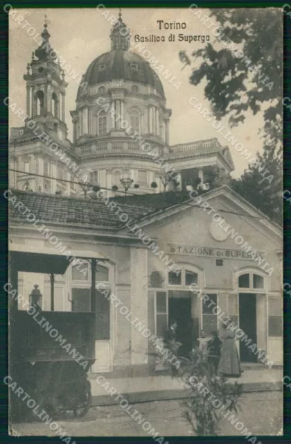 Turin Città Superga Basilica postcard MZ6568