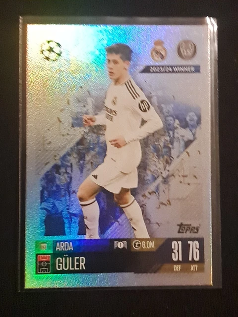 Carte Topps Match Attax Euro 2024 Arda Güler Turquie TUR13, état Proche Neuf