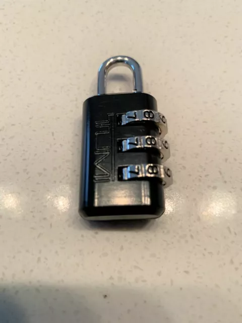 TUMI Black TSA Secure Luggage Combination Lock